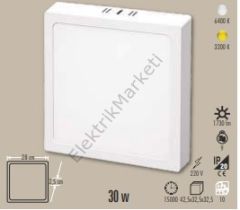 Cata CT-5274 6400K Beyaz 30W Alüminyum Kasa Kare Sıva Üstü Led Panel